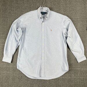 Men's Ralph Lauren Blake Long Sleeve Button Down - Size L - Light Blue